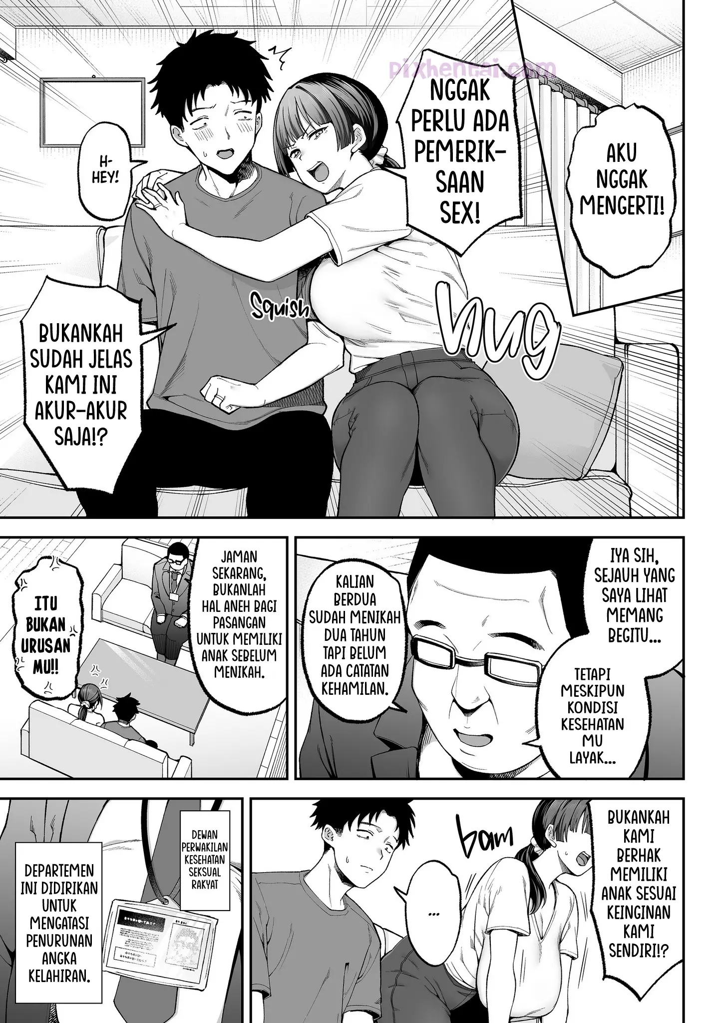 Komik hentai xxx manga sex bokep Seimu Chousa wa Totsuzen ni Aisuru Tsuma e no Namahame Chousa 4